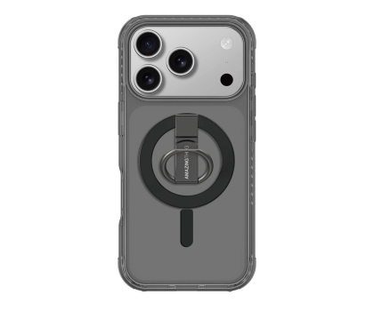 Etui / obudowa na smartfona AmazingThing Titan Pro Grip Ring Set iPhone 17 Pro MagSafe czarne